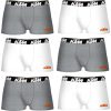 SET DE 6 CALZONCILLOS BÓXER KTM BLANCO Y GRIS CLARO