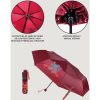 PARAGUAS MANUAL PLEGABLE ESCOLAR HARRY POTTER DARK RED - Image 4
