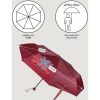 PARAGUAS MANUAL PLEGABLE ESCOLAR HARRY POTTER DARK RED - Image 5