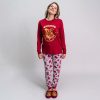 PIJAMA LARGO SINGLE JERSEY HARRY POTTER DARK RED - Image 4