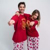 PIJAMA LARGO SINGLE JERSEY HARRY POTTER DARK RED - Image 6