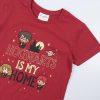 PIJAMA CORTO SINGLE JERSEY PUNTO HARRY POTTER DARK RED - Image 3