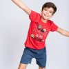 PIJAMA CORTO SINGLE JERSEY PUNTO HARRY POTTER DARK RED - Image 4
