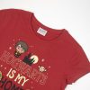 PIJAMA CORTO SINGLE JERSEY PUNTO HARRY POTTER DARK RED - Image 3