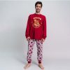 PIJAMA LARGO SINGLE JERSEY HARRY POTTER DARK RED - Image 4