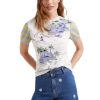 Desigual T-Shirt Mulher - 254327 - Image 2