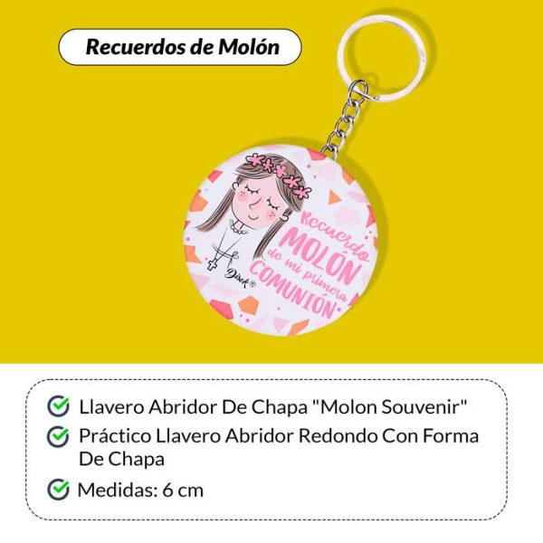 LLAVERO CHAPA ABRIDOR "RECUERDO MOLÓN" - Image 5