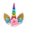 CAKE TOPPER UNICORNIO ARCOIRIS DECORACIÓN TARTAS - Image 3