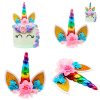 CAKE TOPPER UNICORNIO ARCOIRIS DECORACIÓN TARTAS - Image 4