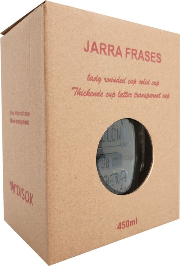 JARRA CRISTAL CON CAÑA "RECUERDO MOLÓN" - Image 2