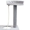 Árvore para gatos c/ postes arranhadores sisal 150 cm cinzento - Image 4