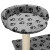 Árvore para gatos c/postes arranhadores sisal 95 cm cinzento - Image 6