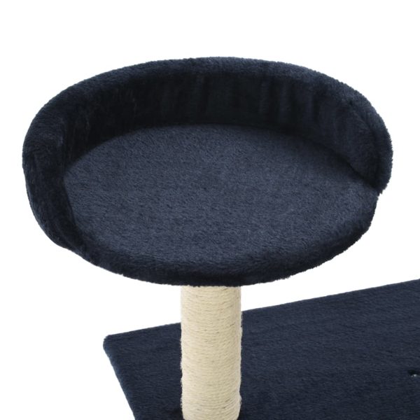 Árvore p/ gatos c/ postes arranhadores sisal 95 cm azul escuro - Image 5