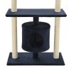 Árvore p/ gatos c/ postes arranhadores sisal 95 cm azul escuro - Image 7
