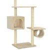 Árvore para gatos c/ postes arranhadores sisal 260 cm bege - Image 6