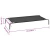 Cama para cães elevada preto XL textilene - Image 6