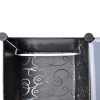 Armário plástico modular 14 gavetas 37x146x180,5cm preto branco - Image 5
