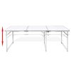 Conj. mesa campismo dobrável c/ 6 bancos altura ajust. 180x60cm - Image 8