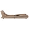 Estrutura de cama 100x200cm couro artificial cappuccino - Image 4