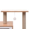 Árvore para gatos com tapete arranhador sisal 82 cm - Image 4