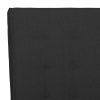 vidaXL Cadeiras de jantar cantilever 2 pcs tecido preto - Image 6
