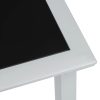Espreguiçadeiras com mesa 2 pcs alumínio preto - Image 11