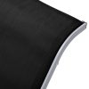 Espreguiçadeiras com mesa 2 pcs alumínio preto - Image 8