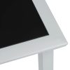 Espreguiçadeiras com mesa 2 pcs alumínio cor creme - Image 11