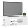 Móvel de TV com luzes LED 90x39x30 cm branco - Image 7