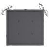 Cadeiras de jantar exterior c/ almofadões 2 pcs acácia maciça - Image 8