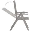 Cadeiras jardim reclináveis c/ almofadões 6 pcs acácia maciça - Image 5