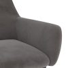 Cadeiras de jantar 6 pcs veludo cinzento-escuro - Image 6
