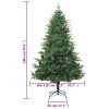 Árvore de Natal artificial 180 cm PVC e PE verde - Image 6