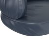 Cama p/ cães em espuma ergonómico 60x42cm couro artificial azul - Image 6