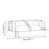 Cama p/ cães em espuma ergonómico 88x65cm couro artificial azul - Image 7