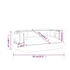 Cama p/ cães espuma ergonómico 60x42 cm couro artificial cinza - Image 7