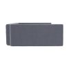 Cama/ninho para bagageira carro 85,5x70x23cm aspeto linho cinza - Image 7