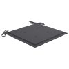 Cadeiras de jardim c/ almofadões antracite 8 pcs teca maciça - Image 8
