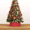 Saia para árvore de Natal Ø65x19,5 cm vermelho - Image 3