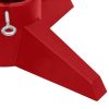 Suporte para árvore de Natal 55,5x55,5x15 cm vermelho - Image 6