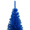 Árvore Natal artificial pré-iluminada c/ bolas 180cm PVC azul - Image 3