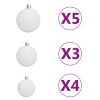 Árvore Natal artificial pré-iluminada c/ bolas 180cm PVC azul - Image 6