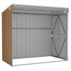 Abrigo suspenso p/ jardim 118x194x178 cm aço galvaniz. castanho - Image 6