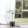 Árvore p/ gatos c/ postes arranhadores sisal 60 cm cinza-claro