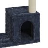 Árvore p/ gatos c/ postes arranhadores sisal 70 cm cinza-escuro - Image 5