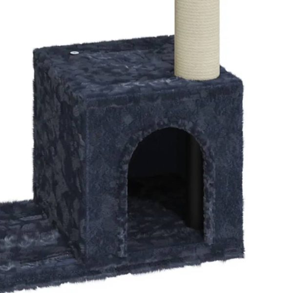 Árvore p/ gatos c/ postes arranhadores sisal 70 cm cinza-escuro - Image 5