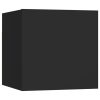 Conjunto móveis de TV 8 pcs madeira processada preto - Image 5