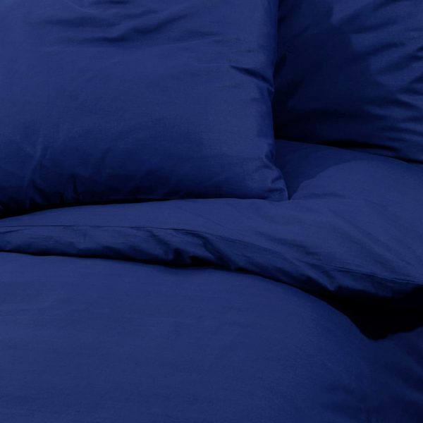 Conjunto capa de edredão 200x200cm microfibra leve azul marinho - Image 7