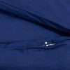 Conjunto capa de edredão 220x240cm microfibra leve azul marinho - Image 8