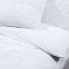 Conjunto de capa de edredão microfibra leve 240x220 cm branco - Image 8
